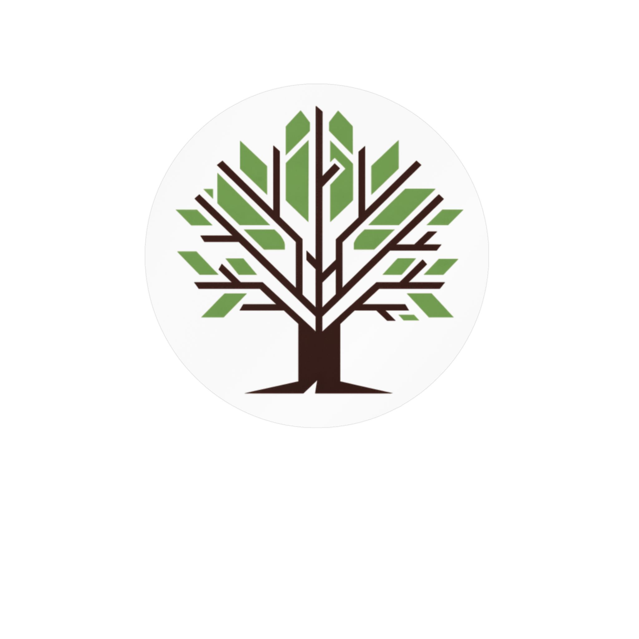 Kiss-Cut Vinyl Decal — TheDRUID.ca Tree Logo Sticker